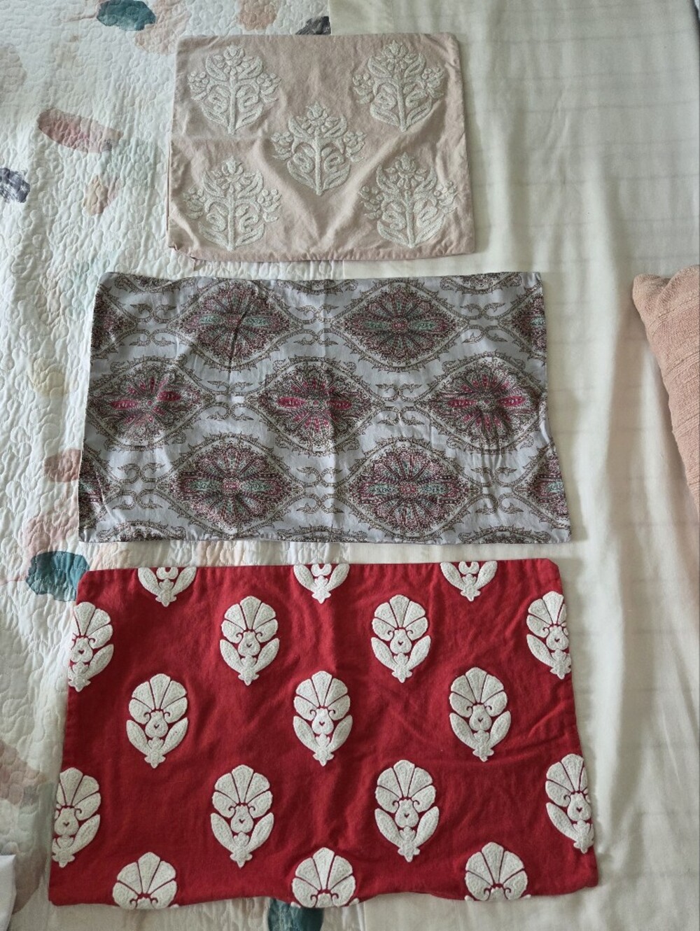 3 Pottery Barn Lumbar Pillow Covers